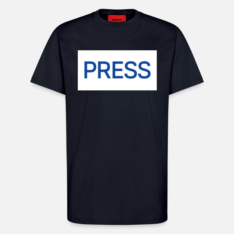 PRESS - T-Shirt - made by SPREAD - DARK NAVY