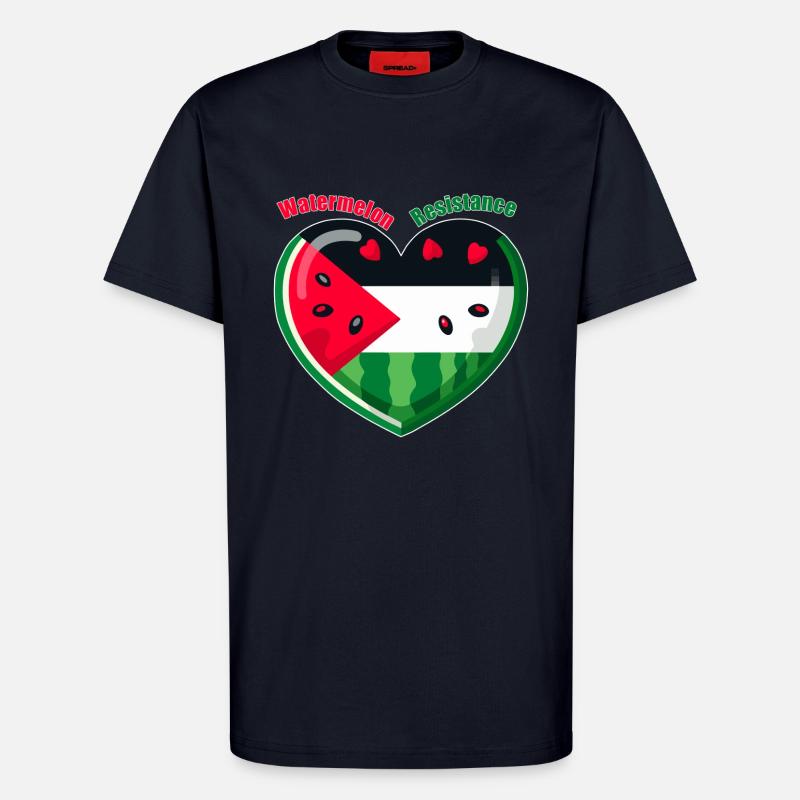 Resistenz der Wassermelone - T-Shirt - made by SPREAD - DARK NAVY