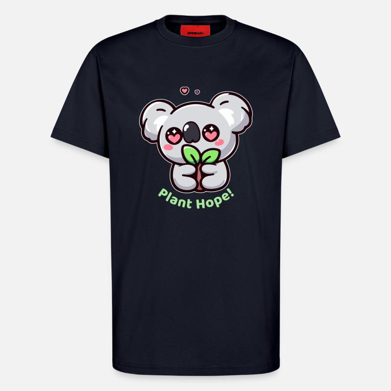 Pflanze Hoffnung! - T-Shirt - made by SPREAD - DARK NAVY