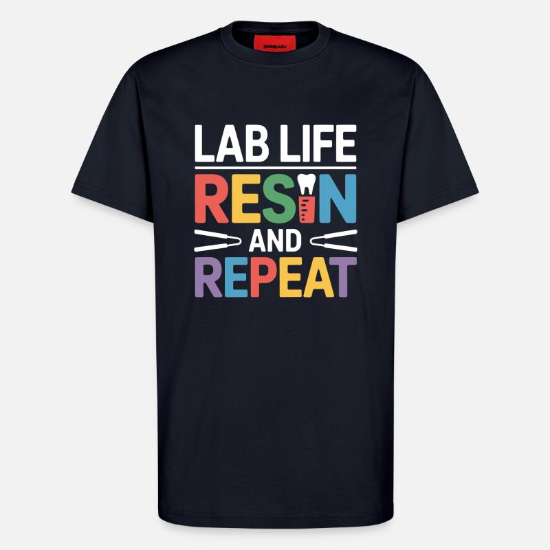 Dentallaborant Arbeitskunst - T-Shirt - made by SPREAD - DARK NAVY