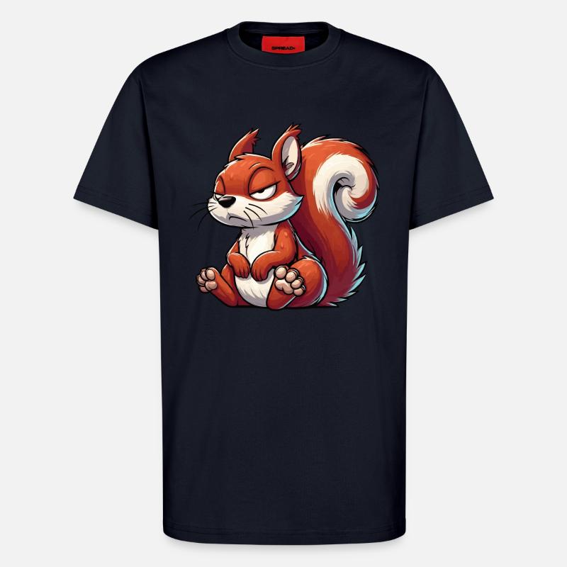Eichhörnchen Eichhorn Eichhörnchenliebhaber Nager - T-Shirt - made by SPREAD - DARK NAVY