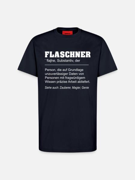 Flaschner lustige Definition - T-Shirt - made by SPREAD - DARK NAVY