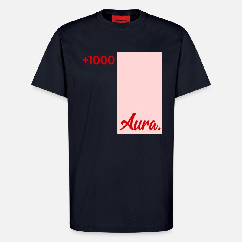 Points d’Aura à Révision - T-shirt bio décontracté fabriqué en UE - DARK NAVY