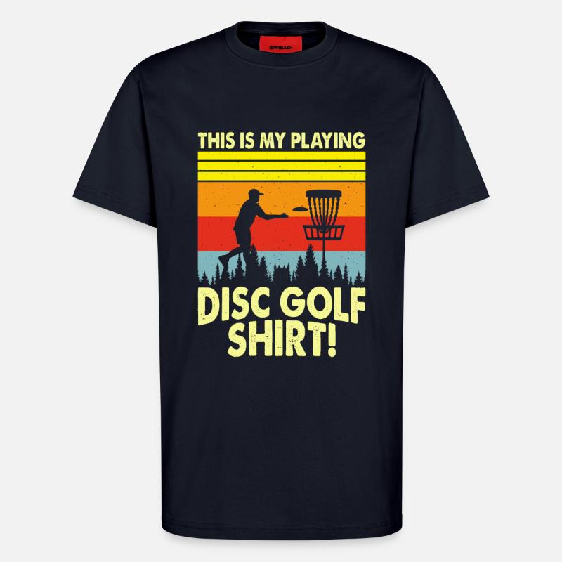 Discgolf Disc Golf - T-Shirt - made by SPREAD - DARK NAVY