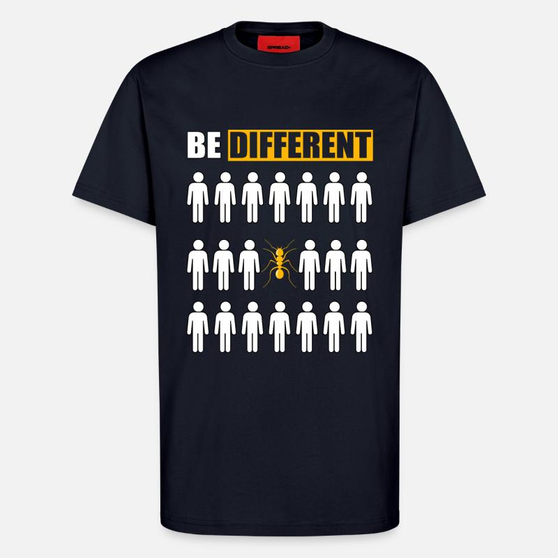 Be Different Ameise - T-Shirt - made by SPREAD - DARK NAVY