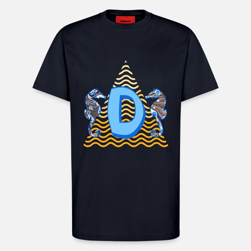 seepferdchen e 262 d - T-Shirt - made by SPREAD - DARK NAVY