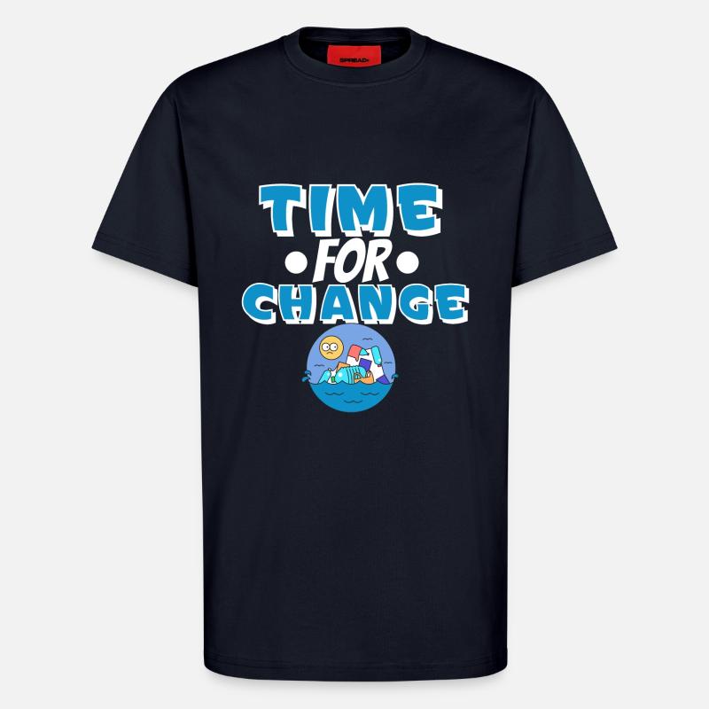 Climate change Climate protection - T-Shirt - made by SPREAD - DARK NAVY