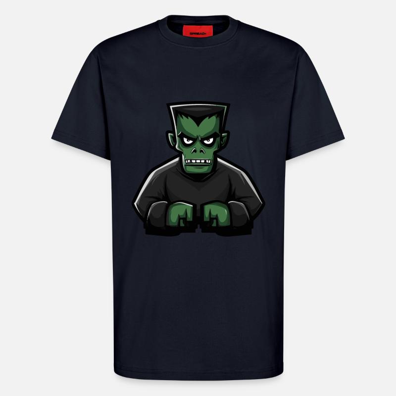Zombie Comic Halloween - T-Shirt - made by SPREAD - DARK NAVY