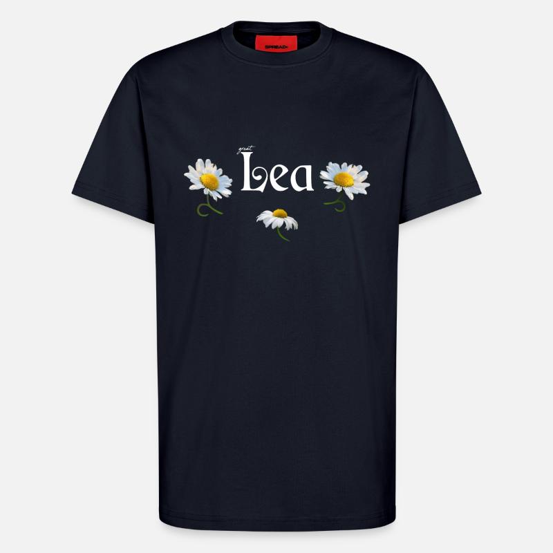 L’anniversaire de Léa Léa - T-shirt bio décontracté fabriqué en UE - DARK NAVY