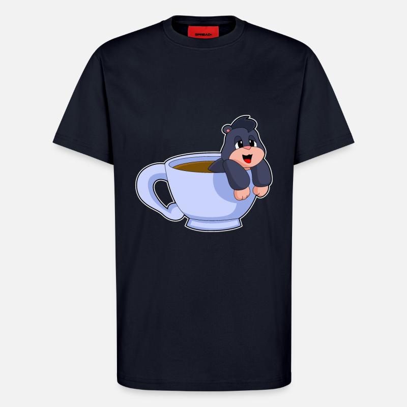 Mole Coffee Mug - T-Shirt - made by SPREAD - DARK NAVY