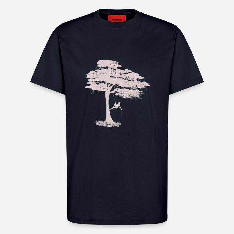 Tree climber - T-Shirt - made by SPREAD - DARK NAVY