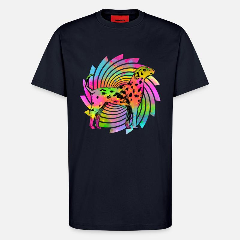 Dalmatiner Retro - T-Shirt - made by SPREAD - DARK NAVY