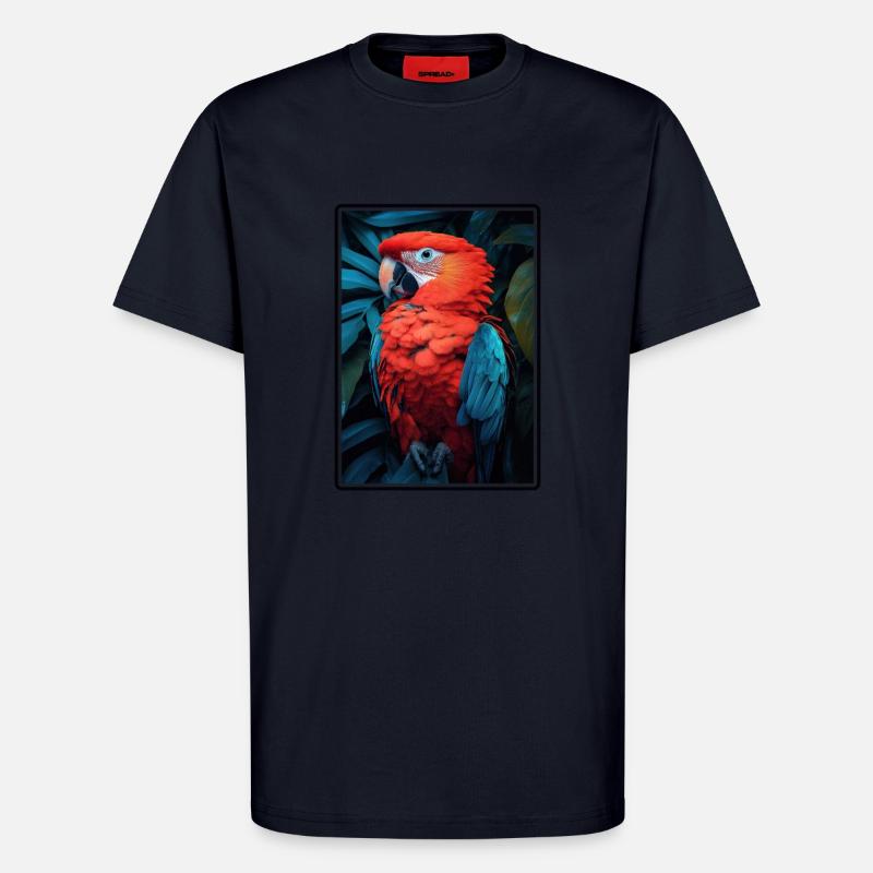 Parrot Parrot Parrot - T-Shirt - made by SPREAD - DARK NAVY