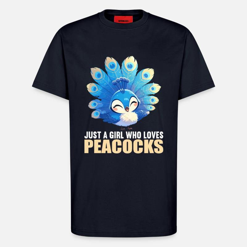 Peacocks Peacock - T-Shirt - made by SPREAD - DARK NAVY