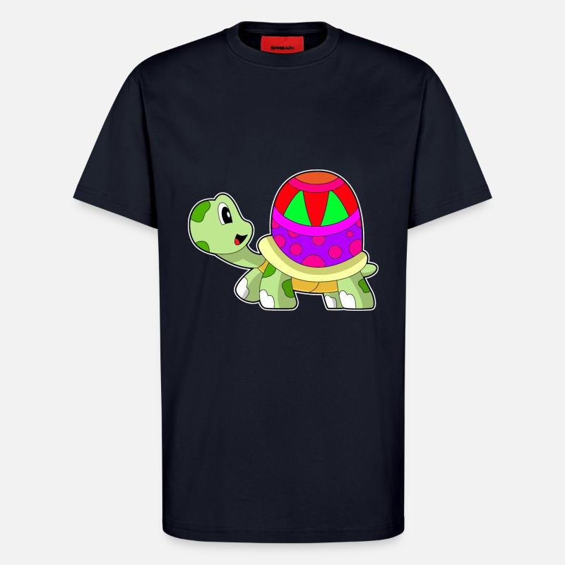 Turtle Easter Egg - T-Shirt - made by SPREAD - DARK NAVY