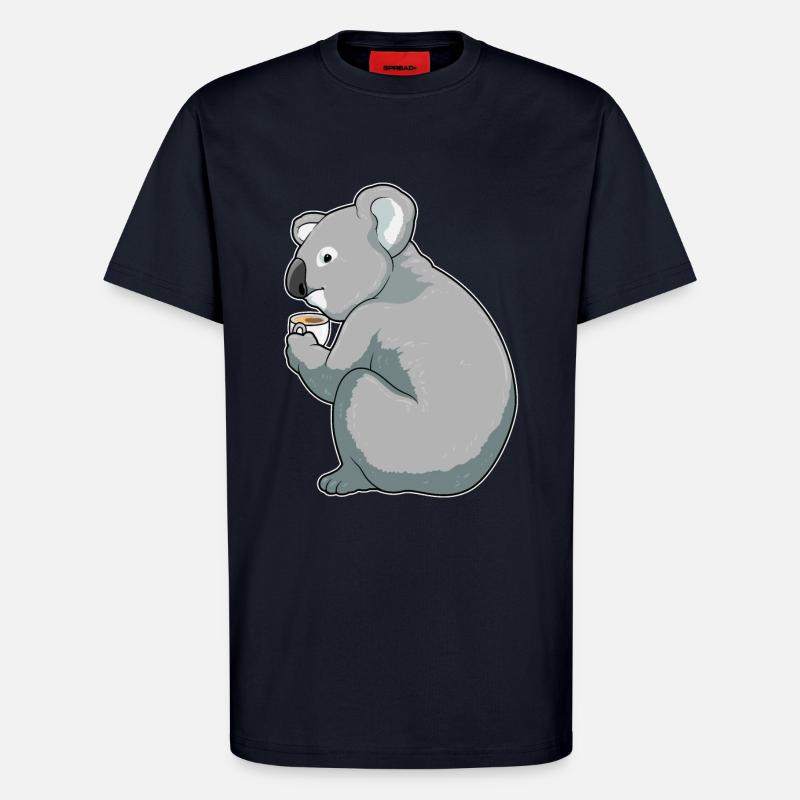 Koala Coffee Mug - T-Shirt - made by SPREAD - DARK NAVY