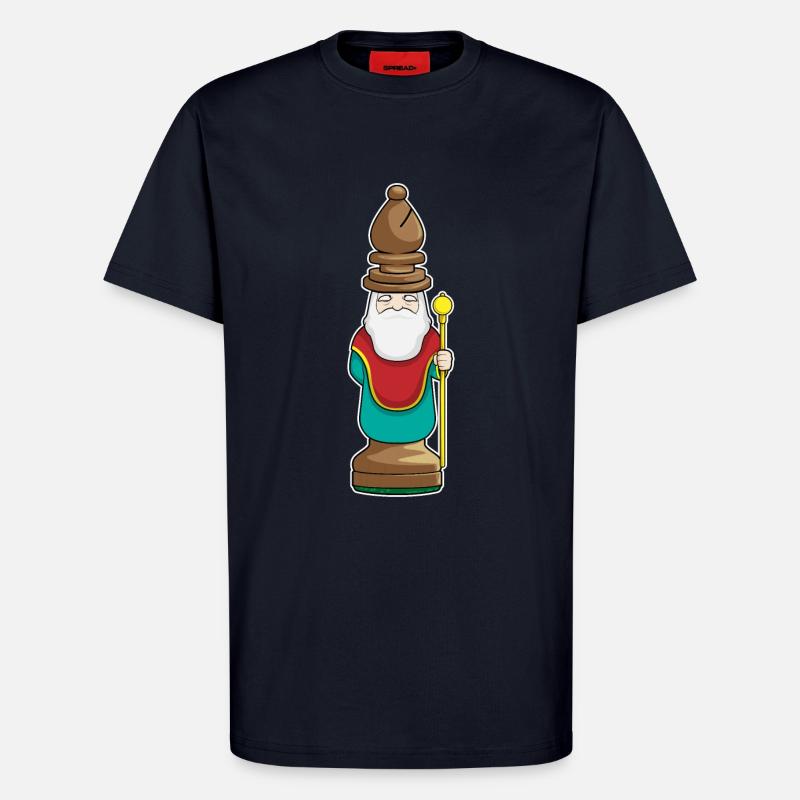Chess piece Runner Chess - T-Shirt - made by SPREAD - DARK NAVY