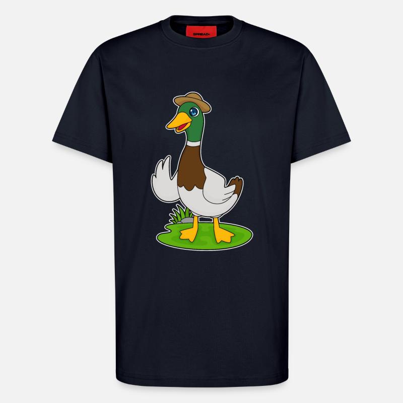 Ente Hut - T-Shirt - made by SPREAD - DARK NAVY