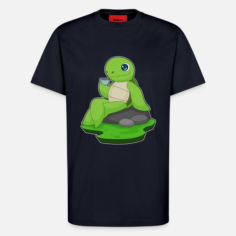 Turtle Coffee Mug - T-Shirt - made by SPREAD - DARK NAVY