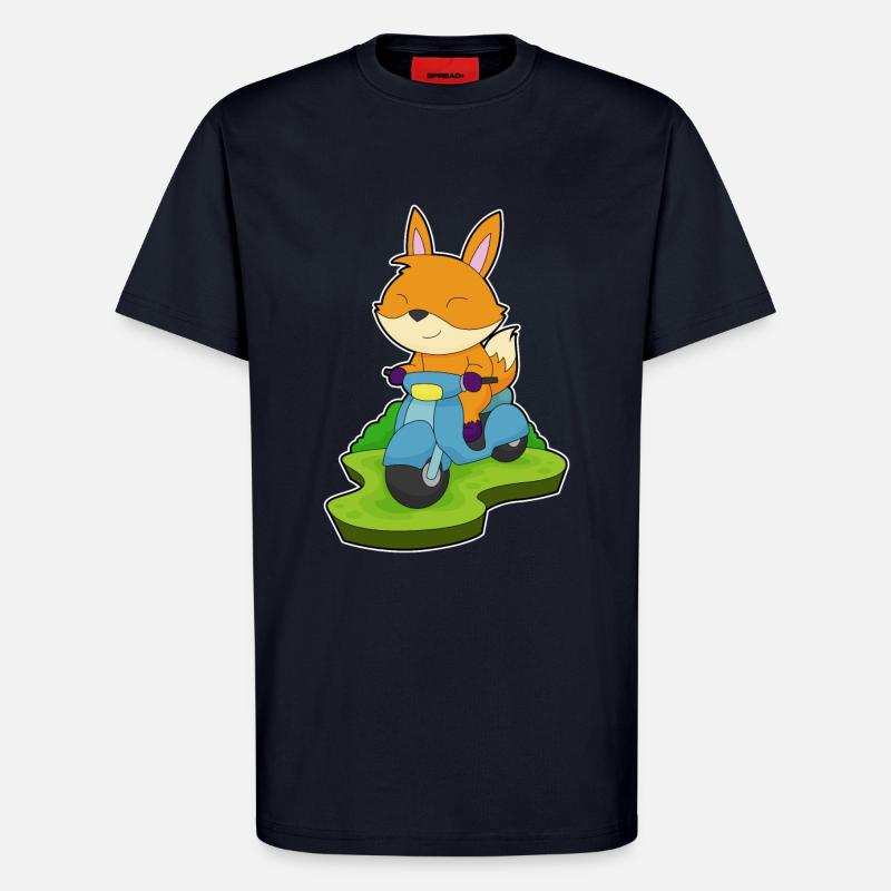 Fuchs Motorrad - T-Shirt - made by SPREAD - DARK NAVY