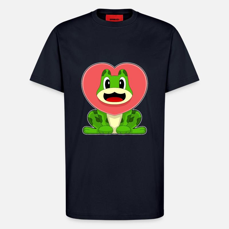 Frog Heart - T-Shirt - made by SPREAD - DARK NAVY