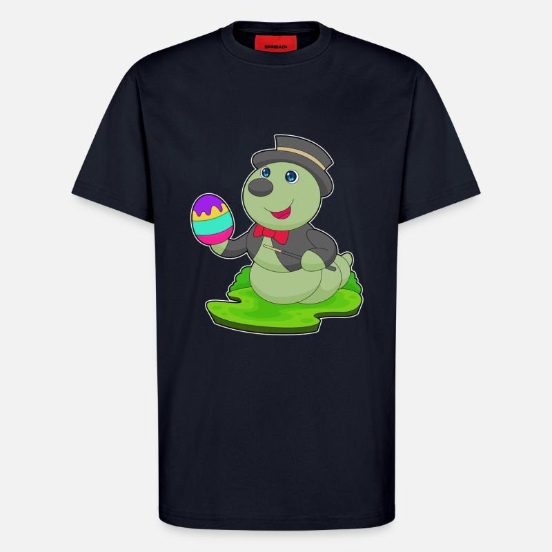 Caterpillar Easter Wizard - T-Shirt - made by SPREAD - DARK NAVY