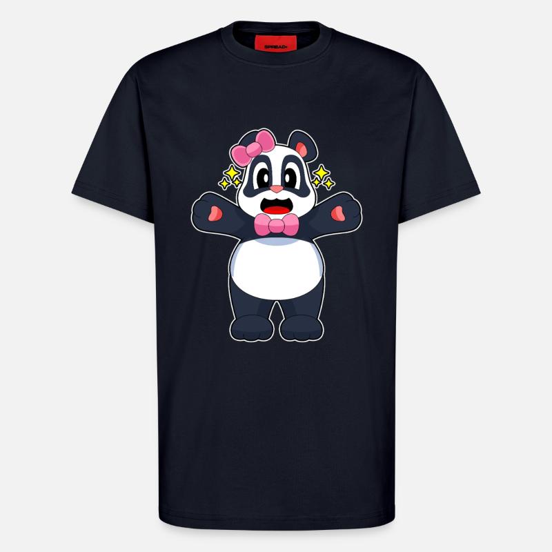 Panda Loop - T-Shirt - made by SPREAD - DARK NAVY