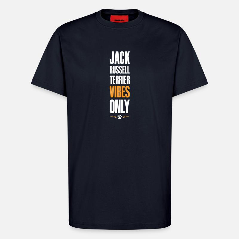 Jack Russell Terrier Vibes - T-Shirt - made by SPREAD - DARK NAVY
