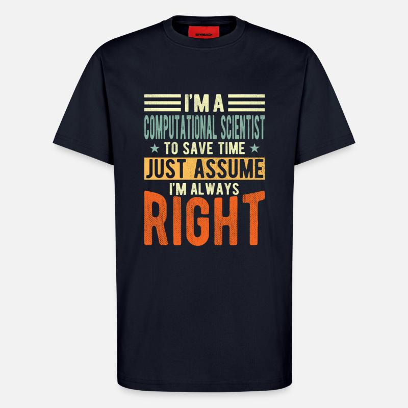 Computerwissenschaftler - T-Shirt - made by SPREAD - DARK NAVY
