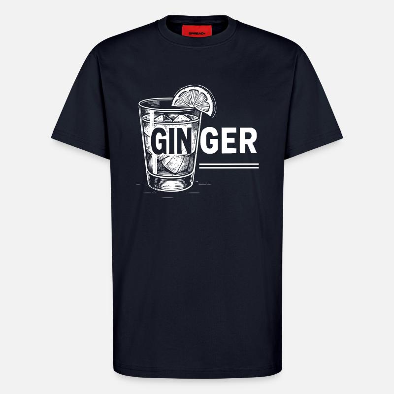 Ginger: Perfekte Geschenkidee für Rothaarige! - T-Shirt - made by SPREAD - DARK NAVY
