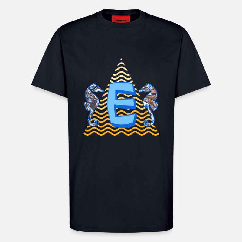 seepferdchen e 262 e - T-Shirt - made by SPREAD - DARK NAVY