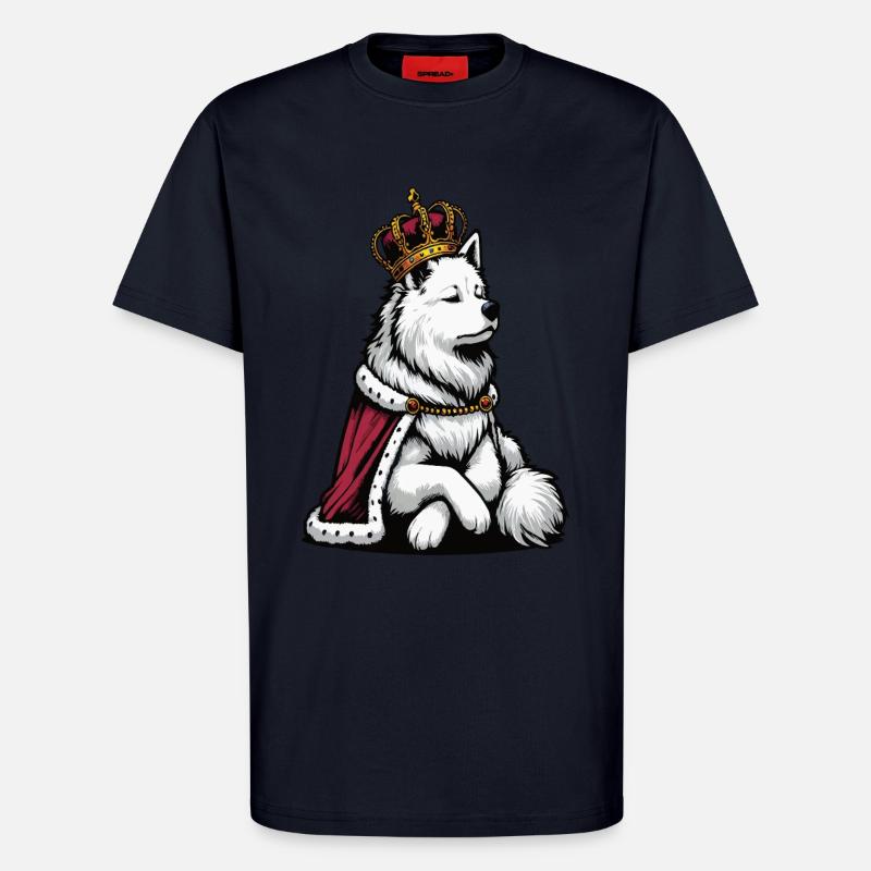 Weißer Schäferhund Schäferhund Schäferhunde - T-Shirt - made by SPREAD - DARK NAVY