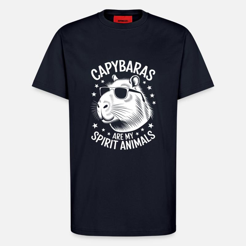 Capybara Spruch Lustiges Capybara Geschenk - T-Shirt - made by SPREAD - undefined
