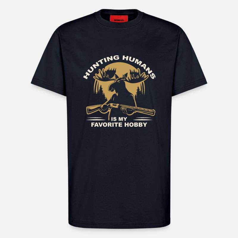 Jäger Elch - T-Shirt - made by SPREAD - DARK NAVY