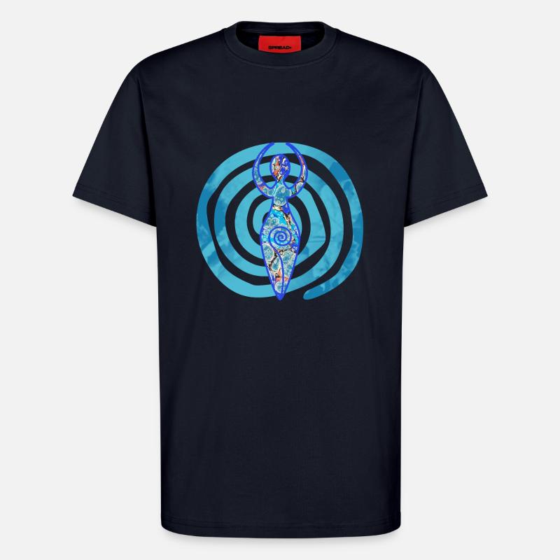 spiralgöttin e 238 - T-Shirt - made by SPREAD - DARK NAVY