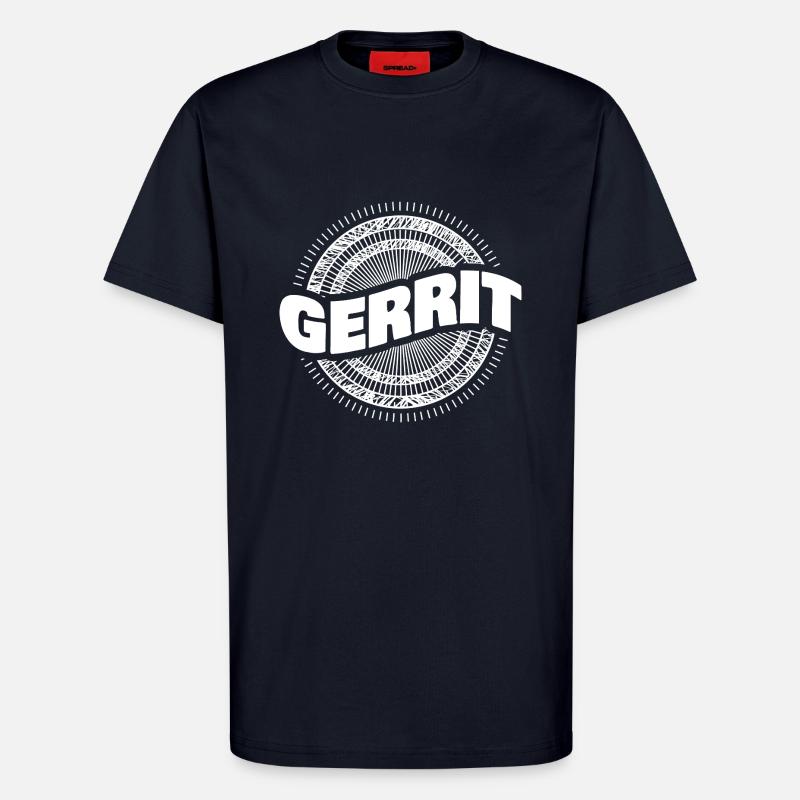 Gift for Gerrit - T-Shirt - made by SPREAD - DARK NAVY