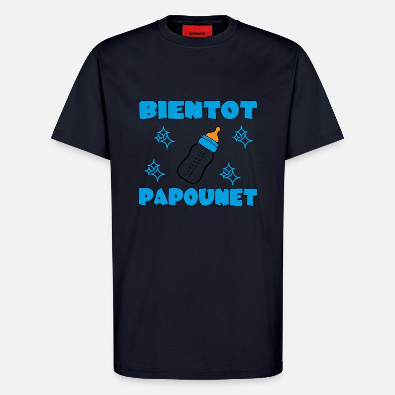 BALD DADDY - T-Shirt - made by SPREAD - DARK NAVY
