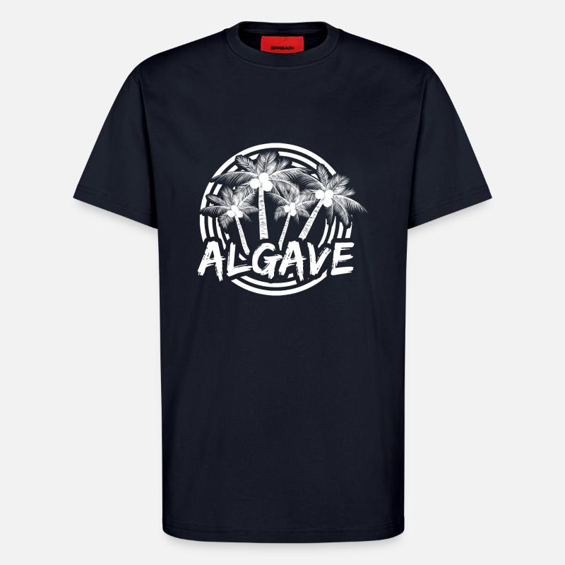 Algave as a holiday - T-Shirt - made by SPREAD - DARK NAVY