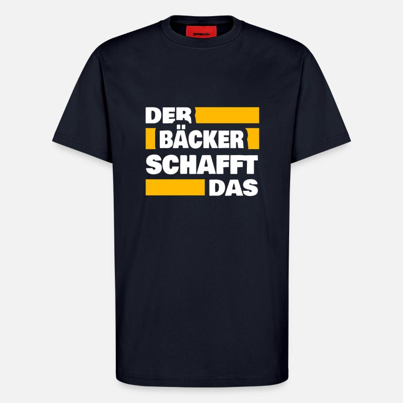Bäcker als Arbeit - T-Shirt - made by SPREAD - DARK NAVY