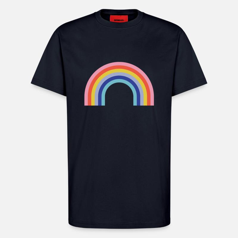 Regenbogen - T-Shirt - made by SPREAD - DARK NAVY
