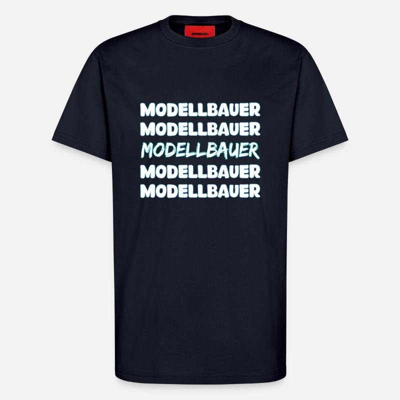 Gift for model builder - T-Shirt - made by SPREAD - DARK NAVY