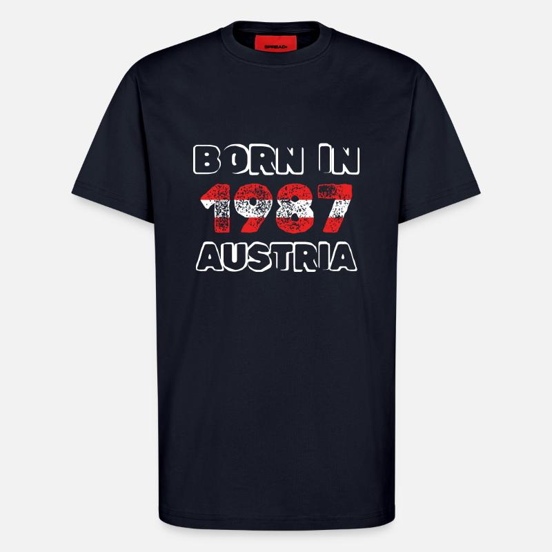 Austria 1987 - T-Shirt - made by SPREAD - DARK NAVY
