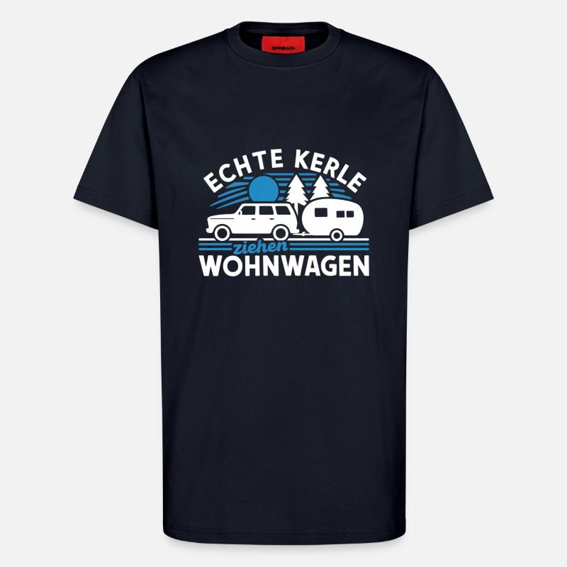 Camping - T-Shirt - made by SPREAD - DARK NAVY