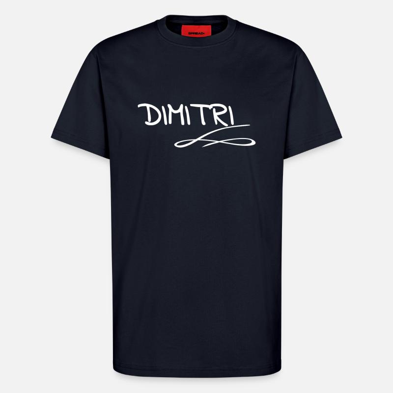 Dimitri - T-shirt bio décontracté fabriqué en UE - DARK NAVY