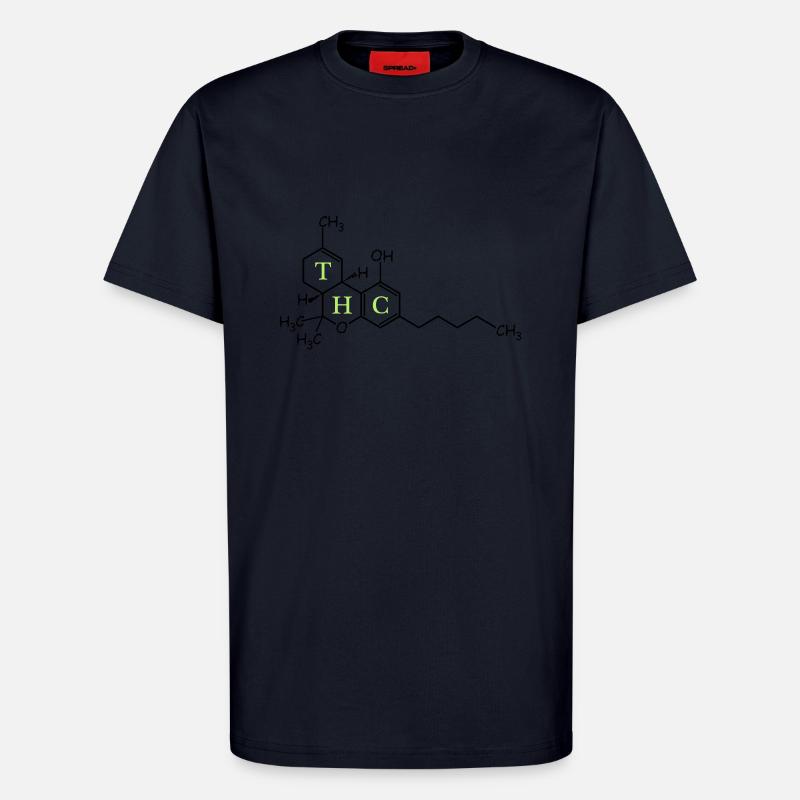 THC Struktur - T-Shirt - made by SPREAD - DARK NAVY