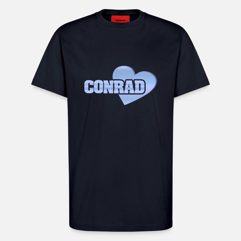 Gift for Conrad - T-Shirt - made by SPREAD - DARK NAVY