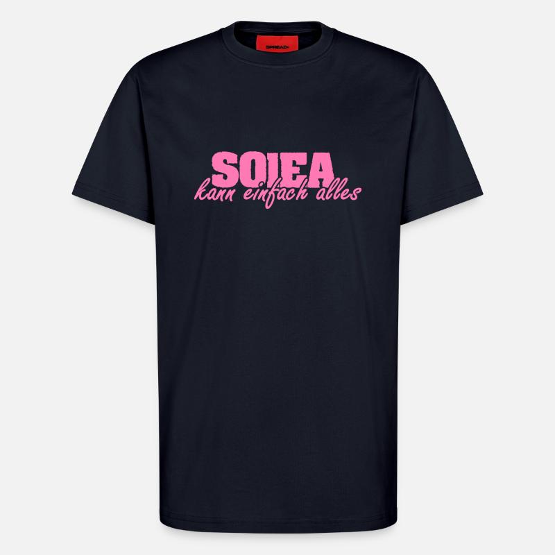 Mme Solea - T-shirt bio décontracté fabriqué en UE - DARK NAVY