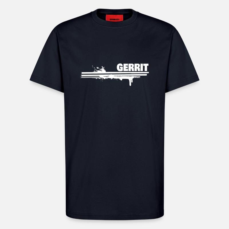 Gift for Gerrit - T-Shirt - made by SPREAD - DARK NAVY