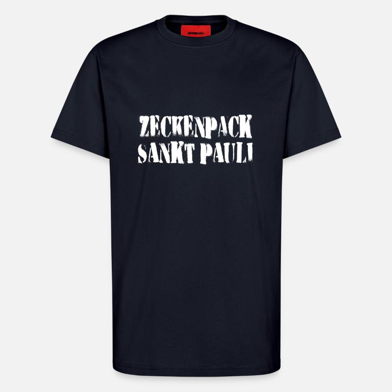 Zeckenpack St. Pauli - T-Shirt - made by SPREAD - DARK NAVY