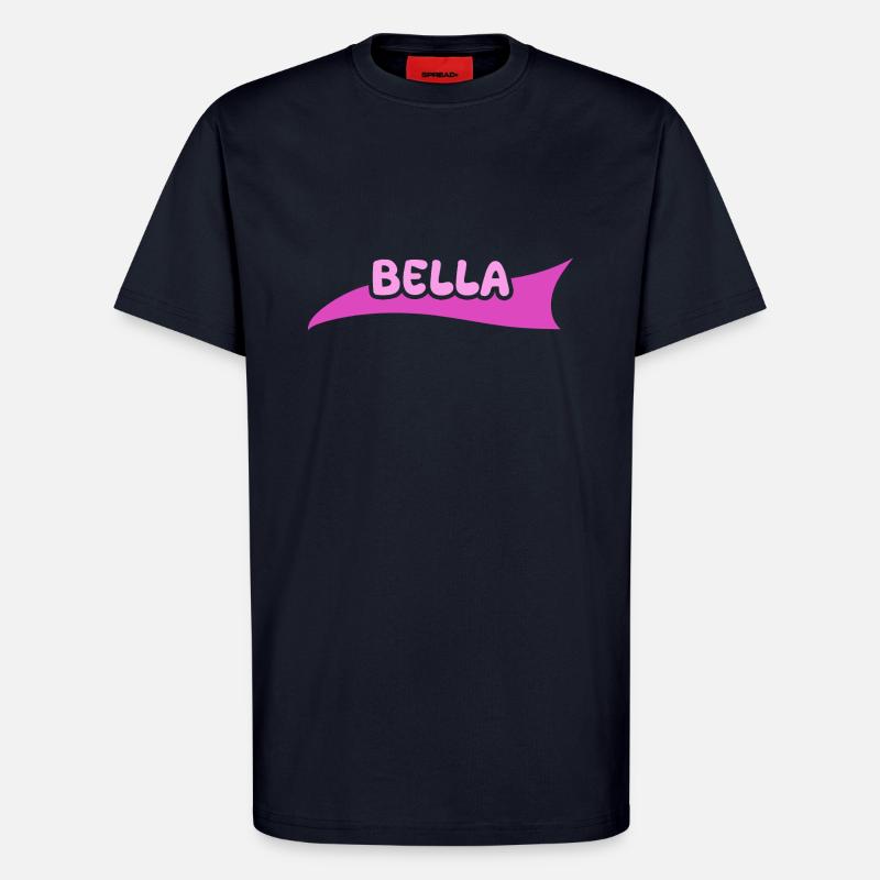 Bella as a given name - T-Shirt - made by SPREAD - DARK NAVY
